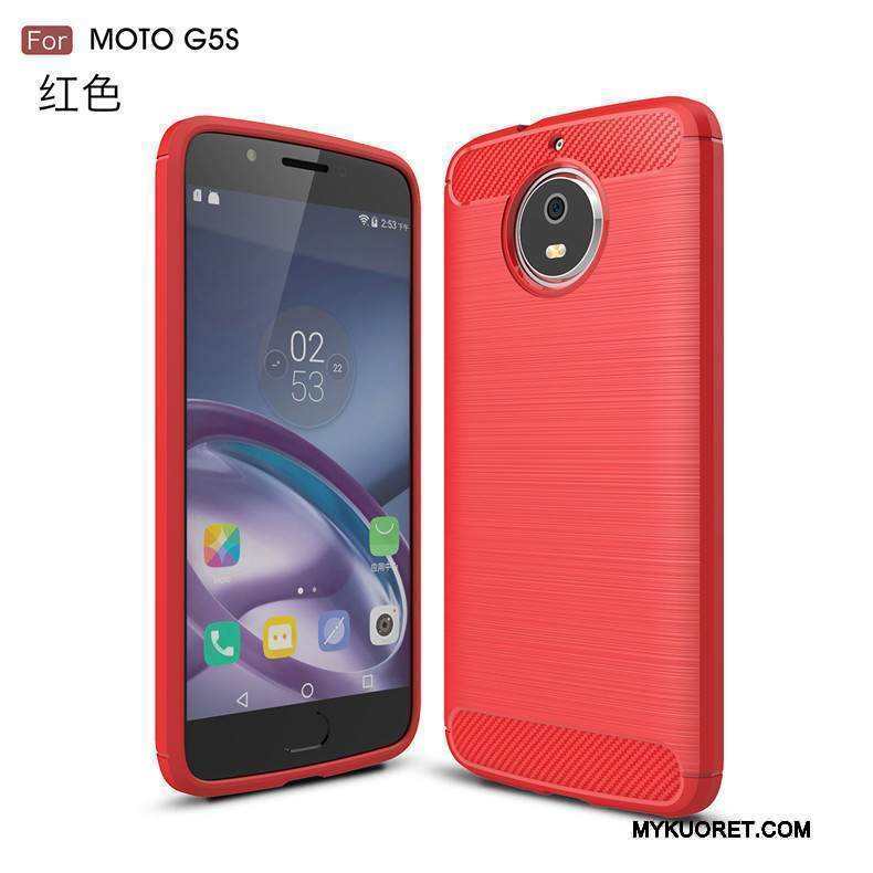 Kuori Moto G5s Laukut Puhelimen Kuoret Murtumaton, Kotelo Moto G5s Suojaus Kuitu Johdin