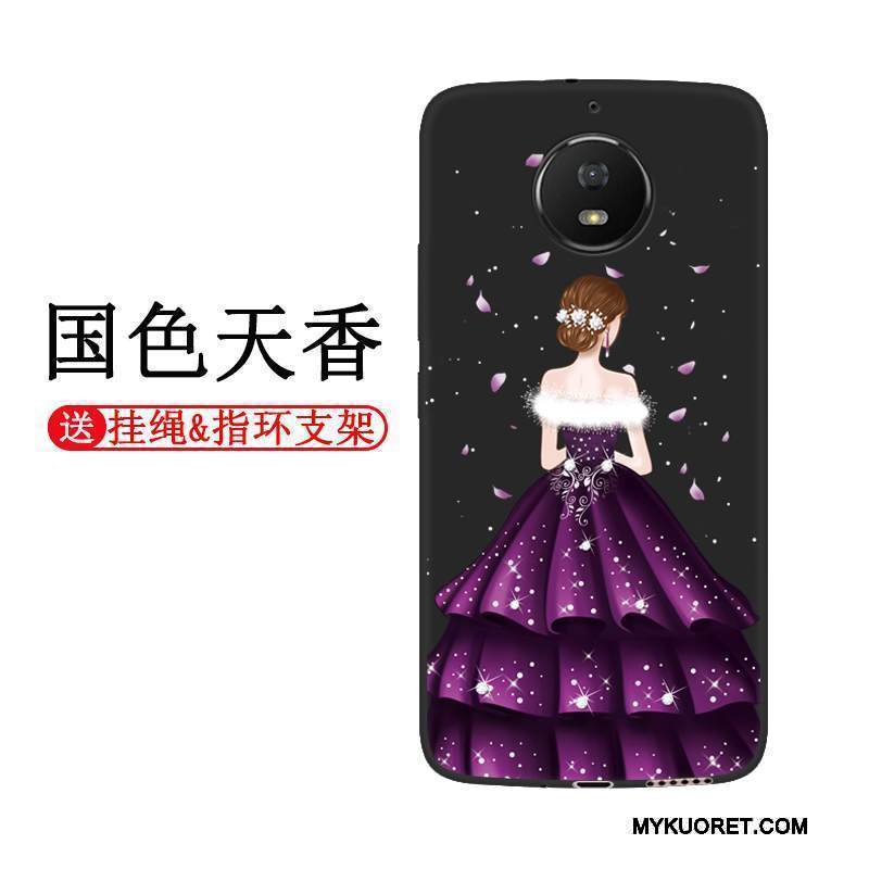 Kuori Moto G5s Laukut 说 Murtumaton, Kotelo Moto G5s Pehmeä Neste Puhelimen Kuoret Musta