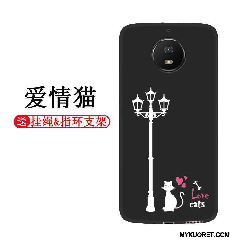 Kuori Moto G5s Laukut 说 Murtumaton, Kotelo Moto G5s Pehmeä Neste Puhelimen Kuoret Musta