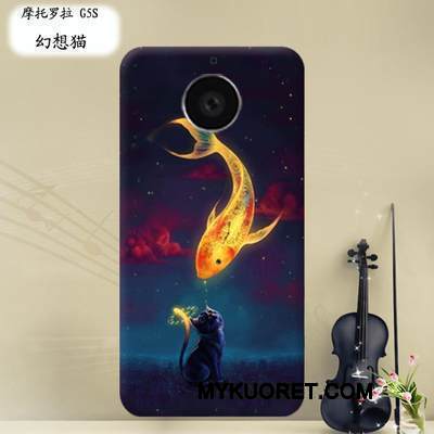 Kuori Moto G5s Maalaus Punainen Puhelimen Kuoret, Kotelo Moto G5s Laukut Murtumaton 说