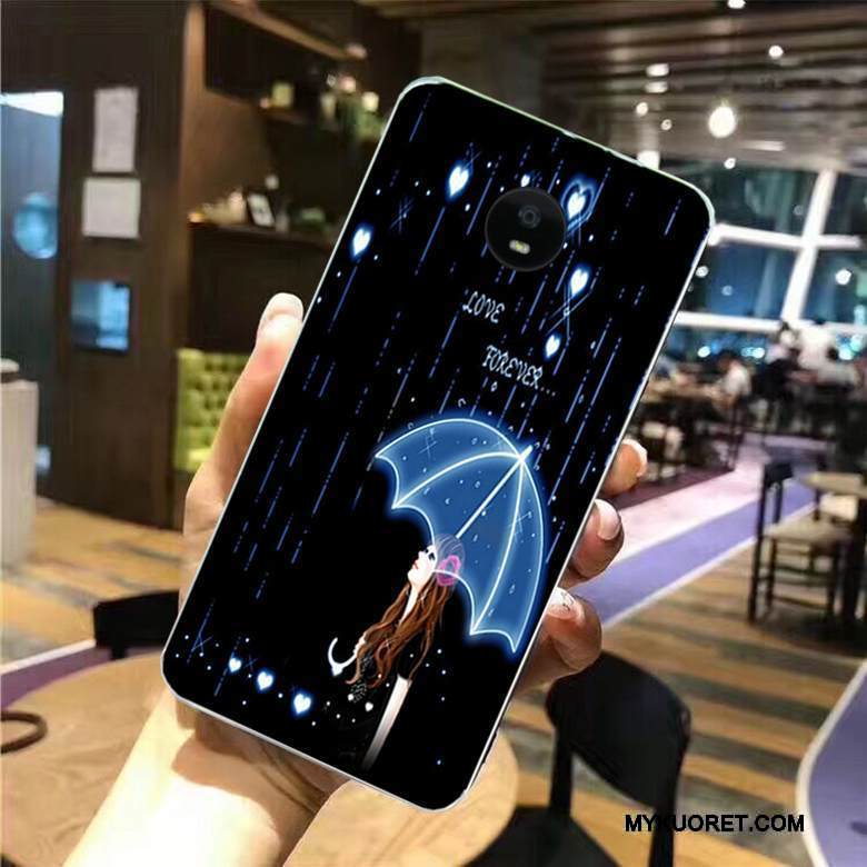 Kuori Moto G5s Pehmeä Neste Musta Puhelimen Kuoret, Kotelo Moto G5s Maalaus