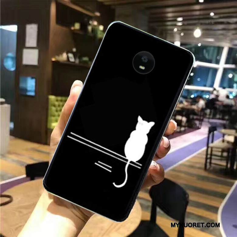 Kuori Moto G5s Pehmeä Neste Musta Puhelimen Kuoret, Kotelo Moto G5s Maalaus