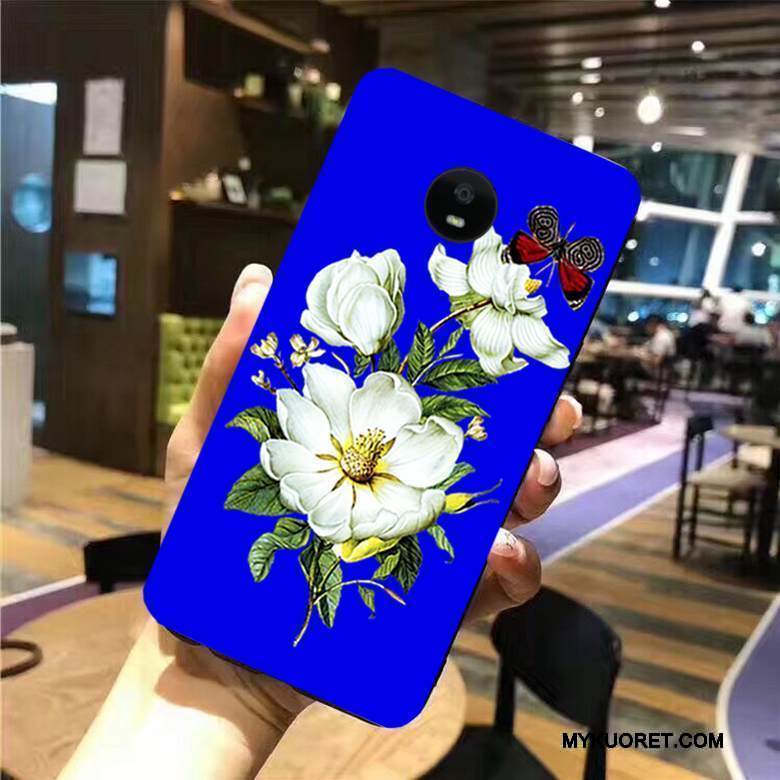 Kuori Moto G5s Pehmeä Neste Musta Puhelimen Kuoret, Kotelo Moto G5s Maalaus