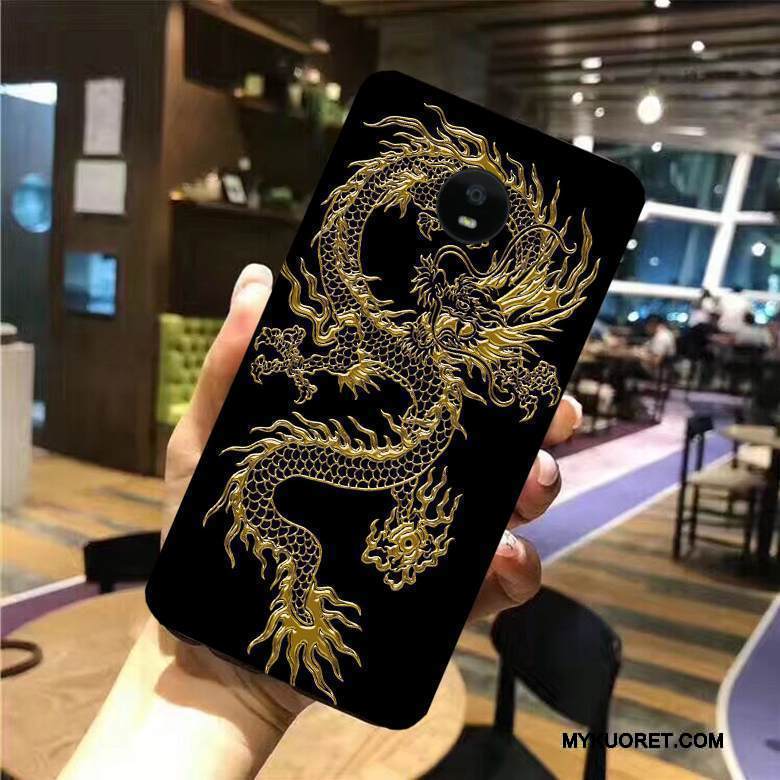 Kuori Moto G5s Pehmeä Neste Musta Puhelimen Kuoret, Kotelo Moto G5s Maalaus