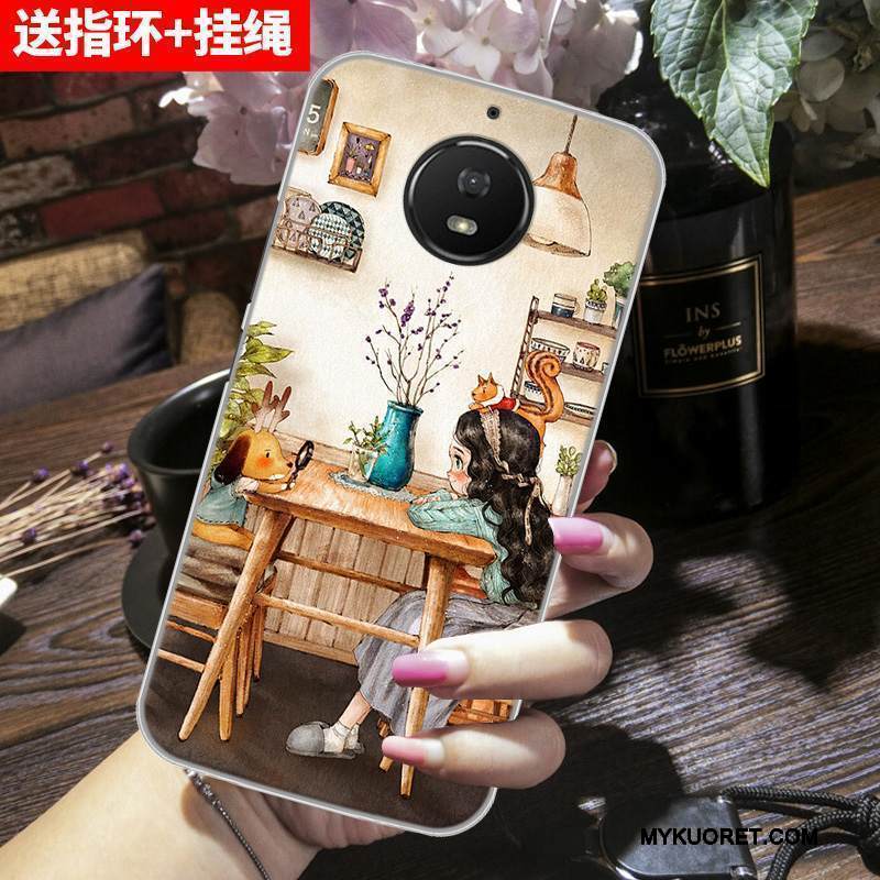 Kuori Moto G5s Plus Silikoni Puhelimen Kuoret Trendi, Kotelo Moto G5s Plus Laukut Keltainen Murtumaton