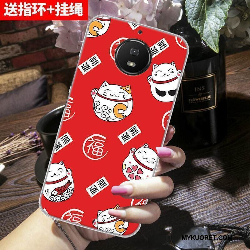 Kuori Moto G5s Plus Silikoni Puhelimen Kuoret Trendi, Kotelo Moto G5s Plus Laukut Keltainen Murtumaton