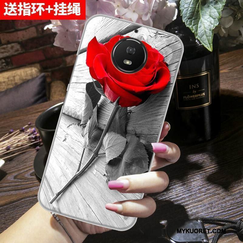 Kuori Moto G5s Plus Silikoni Puhelimen Kuoret Trendi, Kotelo Moto G5s Plus Laukut Keltainen Murtumaton