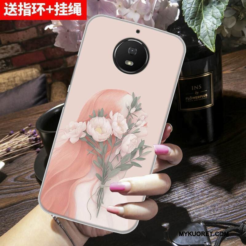 Kuori Moto G5s Plus Silikoni Puhelimen Kuoret Trendi, Kotelo Moto G5s Plus Laukut Keltainen Murtumaton