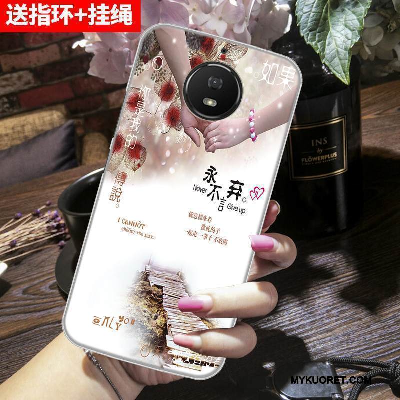 Kuori Moto G5s Plus Silikoni Puhelimen Kuoret Trendi, Kotelo Moto G5s Plus Laukut Keltainen Murtumaton