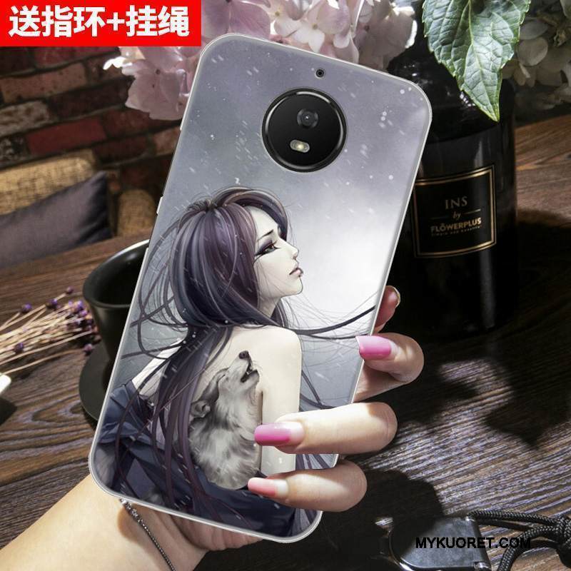 Kuori Moto G5s Plus Silikoni Puhelimen Kuoret Trendi, Kotelo Moto G5s Plus Laukut Keltainen Murtumaton