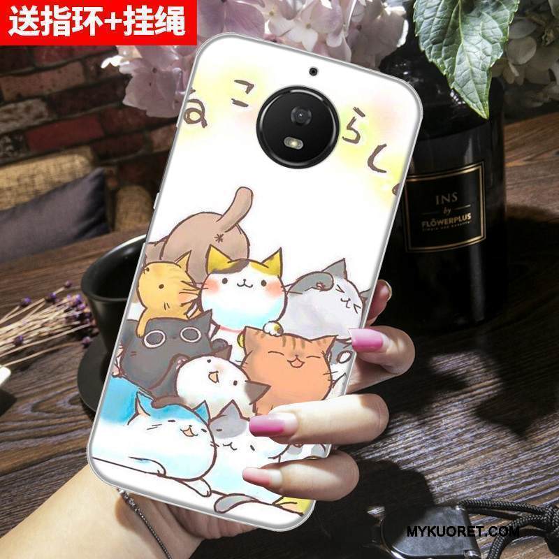 Kuori Moto G5s Plus Silikoni Puhelimen Kuoret Trendi, Kotelo Moto G5s Plus Laukut Keltainen Murtumaton