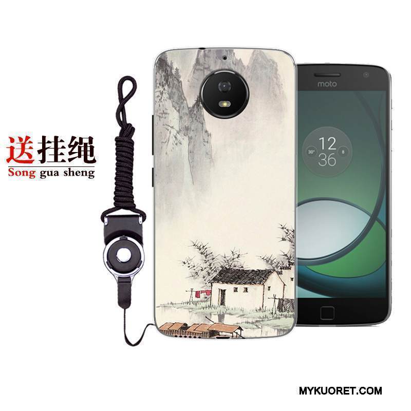 Kuori Moto G5s Plus Suojaus Jauhe Murtumaton, Kotelo Moto G5s Plus Maalaus Puhelimen Kuoret