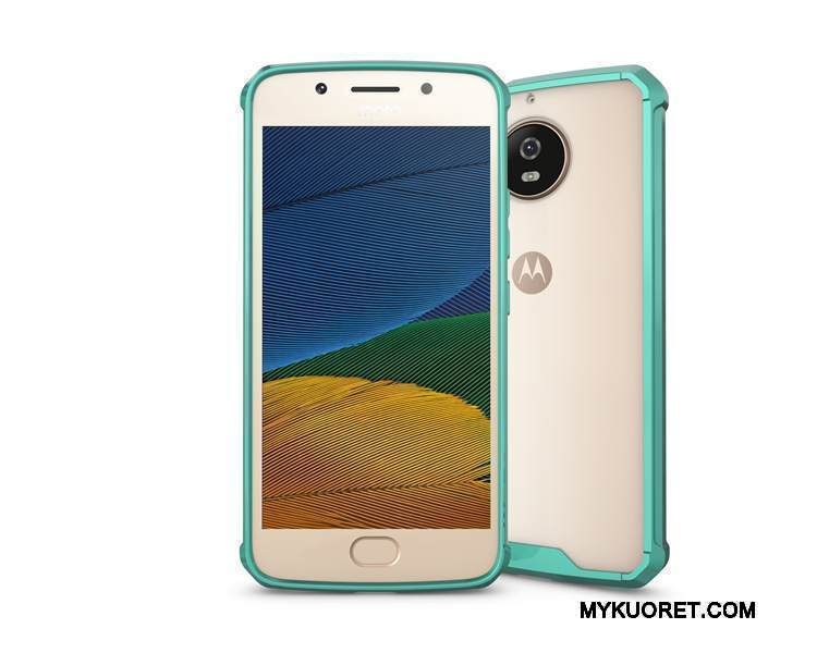 Kuori Moto G5s Plus Suojaus Murtumaton Puhelimen Kuoret, Kotelo Moto G5s Plus Laukut Punainen Läpinäkyvä