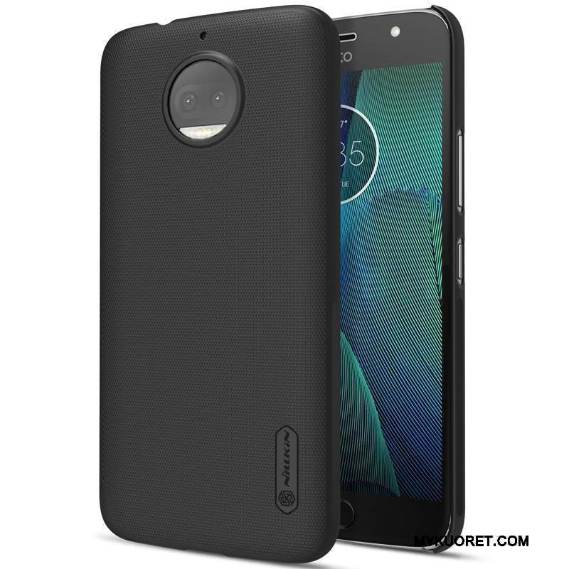 Kuori Moto G5s Plus Suojaus Pesty Suede Punainen, Kotelo Moto G5s Plus Murtumaton Puhelimen Kuoret