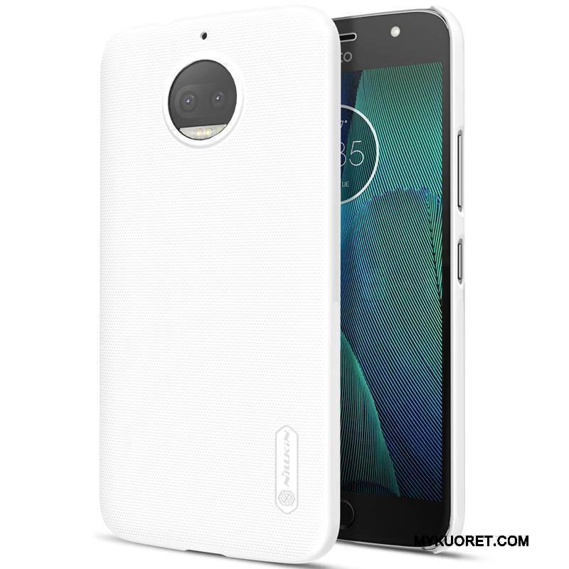 Kuori Moto G5s Plus Suojaus Pesty Suede Punainen, Kotelo Moto G5s Plus Murtumaton Puhelimen Kuoret