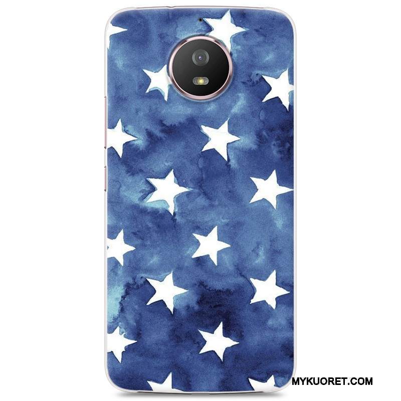 Kuori Moto G5s Sarjakuva Sininen 说, Kotelo Moto G5s Pehmeä Neste Murtumaton Puhelimen Kuoret