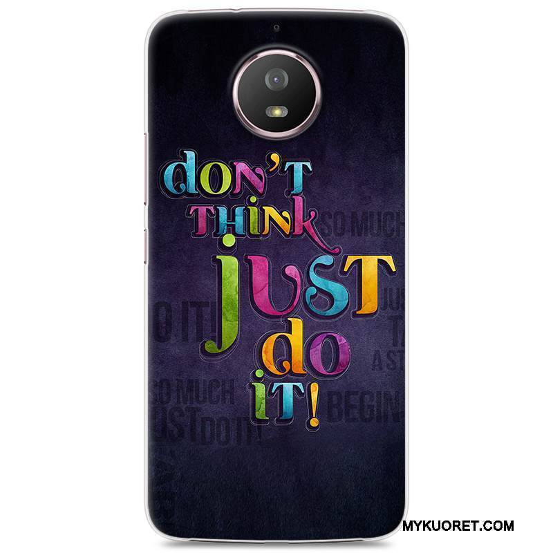 Kuori Moto G5s Sarjakuva Sininen 说, Kotelo Moto G5s Pehmeä Neste Murtumaton Puhelimen Kuoret