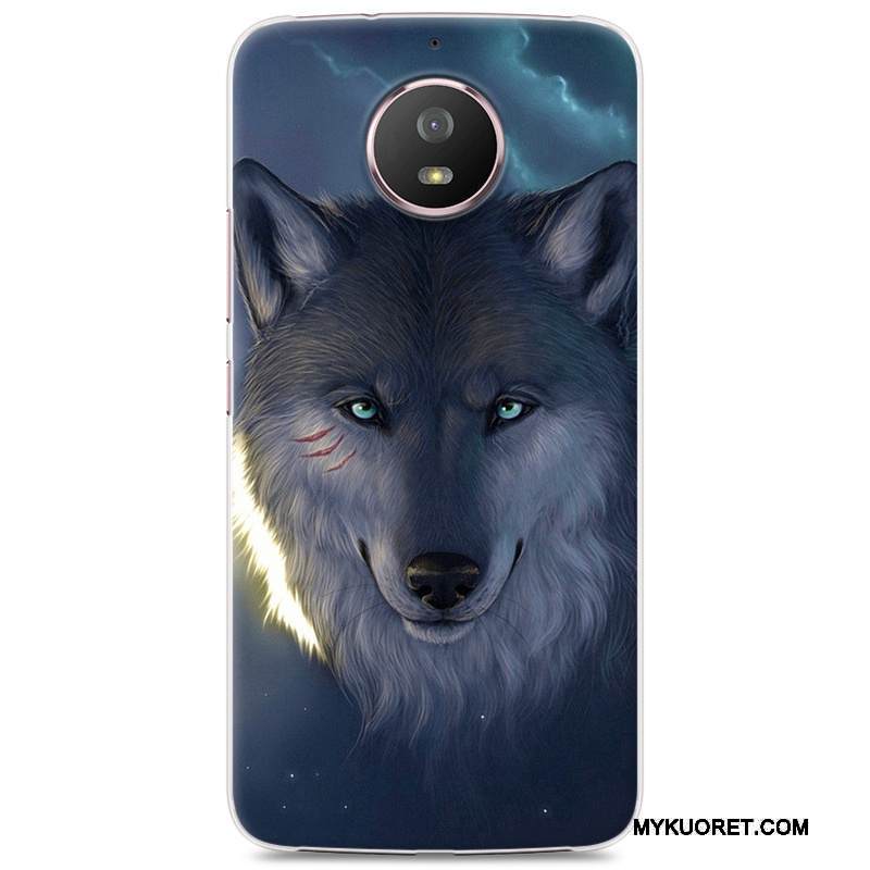 Kuori Moto G5s Sarjakuva Sininen 说, Kotelo Moto G5s Pehmeä Neste Murtumaton Puhelimen Kuoret