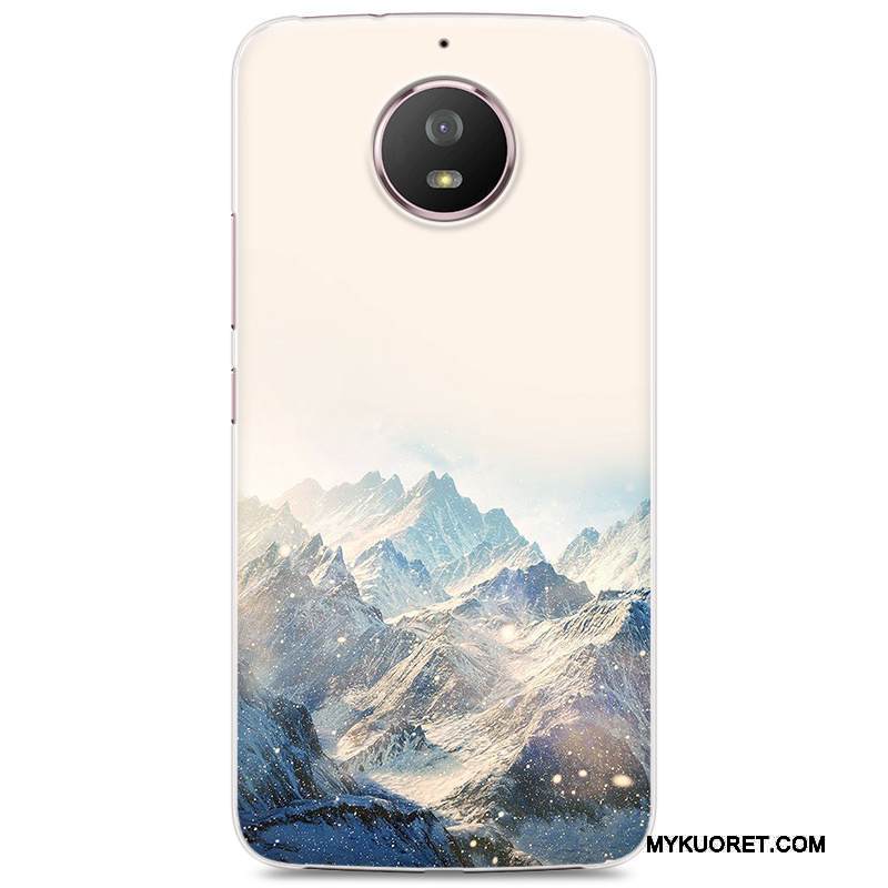 Kuori Moto G5s Sarjakuva Sininen 说, Kotelo Moto G5s Pehmeä Neste Murtumaton Puhelimen Kuoret