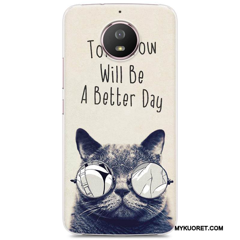 Kuori Moto G5s Sarjakuva Sininen 说, Kotelo Moto G5s Pehmeä Neste Murtumaton Puhelimen Kuoret