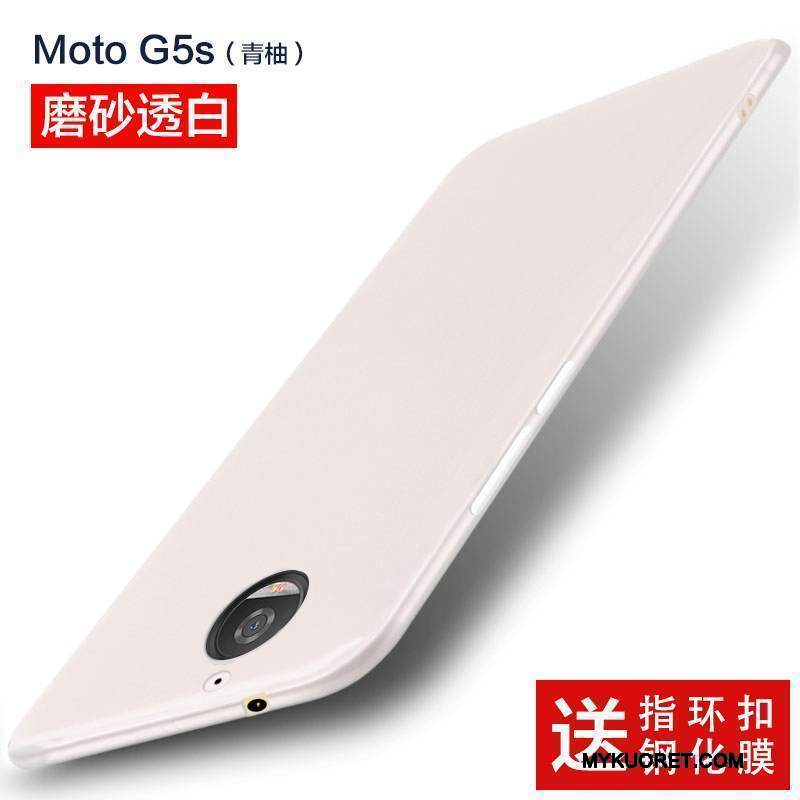 Kuori Moto G5s Silikoni Ohut Pesty Suede, Kotelo Moto G5s Suojaus Murtumaton 说