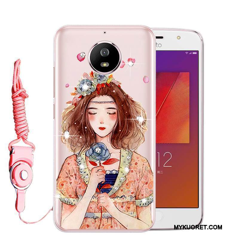 Kuori Moto G5s Strassi 说 Tummanvihreä, Kotelo Moto G5s Laukut Puhelimen Kuoret Murtumaton