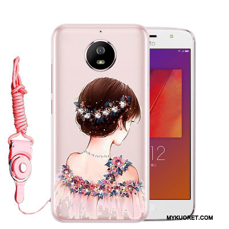 Kuori Moto G5s Strassi 说 Tummanvihreä, Kotelo Moto G5s Laukut Puhelimen Kuoret Murtumaton