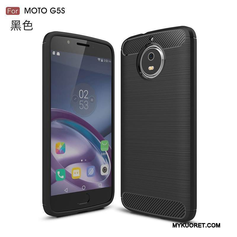 Kuori Moto G5s Suojaus Johdin Puhelimen Kuoret, Kotelo Moto G5s Punainen Murtumaton