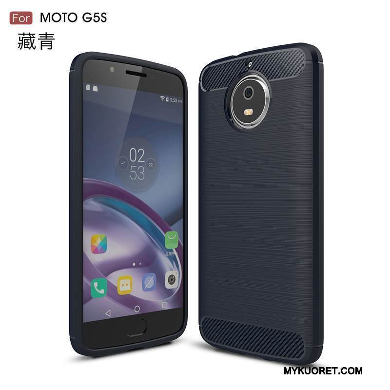 Kuori Moto G5s Suojaus Johdin Puhelimen Kuoret, Kotelo Moto G5s Punainen Murtumaton
