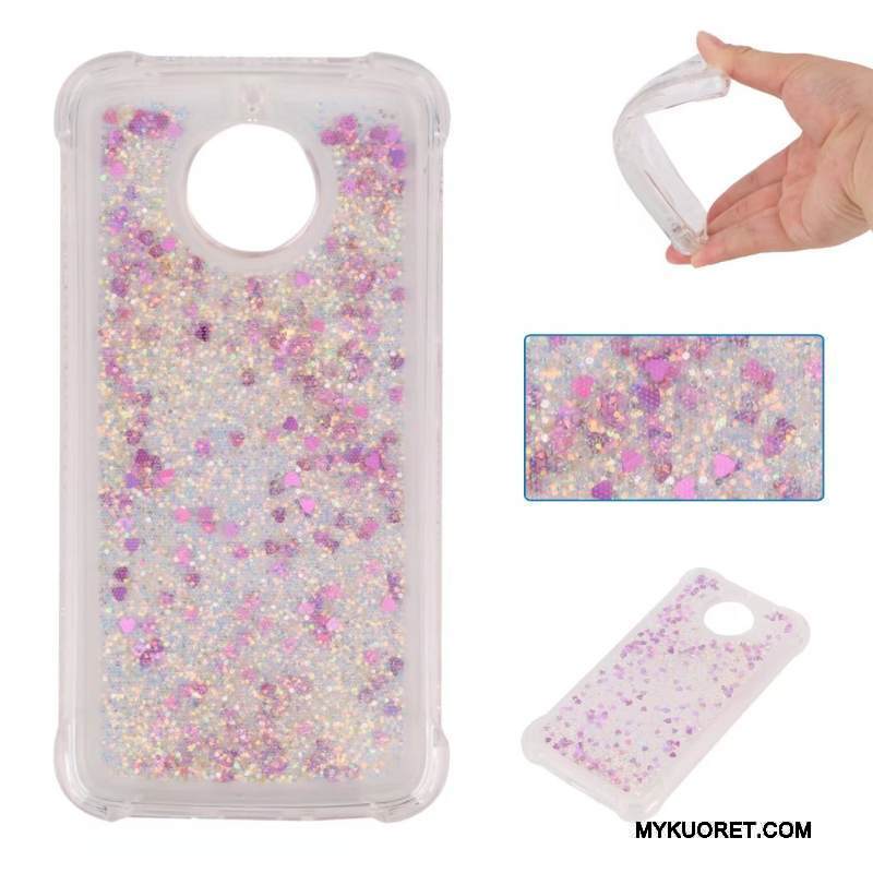 Kuori Moto G5s Suojaus 说 Murtumaton, Kotelo Moto G5s Pehmeä Neste Violetti Puhelimen Kuoret