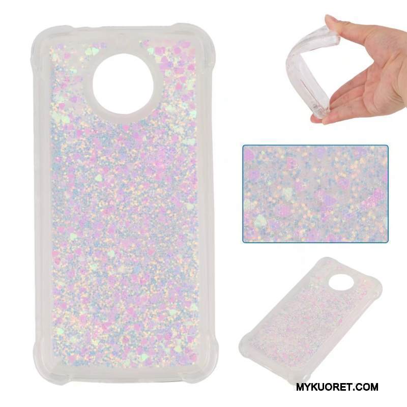 Kuori Moto G5s Suojaus 说 Murtumaton, Kotelo Moto G5s Pehmeä Neste Violetti Puhelimen Kuoret