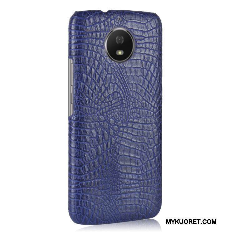 Kuori Moto G5s Vuosikerta Kova Punainen, Kotelo Moto G5s Suojaus Krokotiili Puhelimen Kuoret