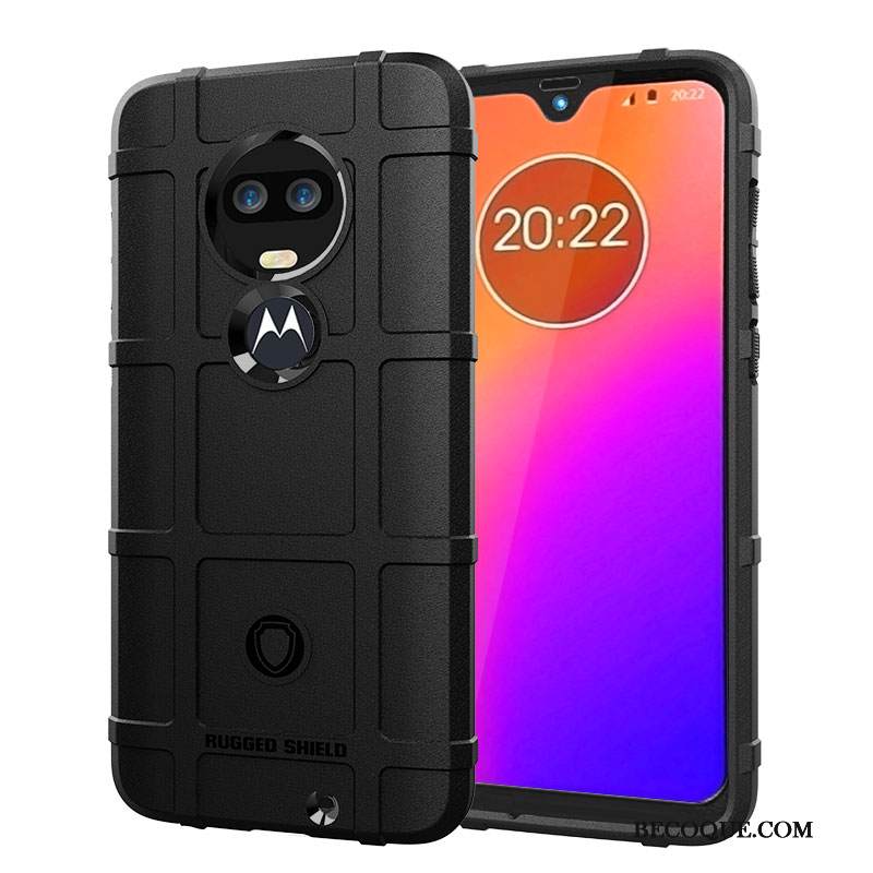Kuori Moto G7 Luova Liukumaton Kolme Puolustusta, Kotelo Moto G7 Laukut Kukkakuvio Persoonallisuus