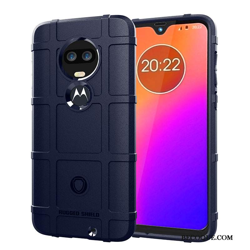 Kuori Moto G7 Luova Liukumaton Kolme Puolustusta, Kotelo Moto G7 Laukut Kukkakuvio Persoonallisuus
