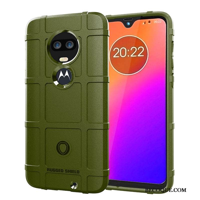 Kuori Moto G7 Luova Liukumaton Kolme Puolustusta, Kotelo Moto G7 Laukut Kukkakuvio Persoonallisuus