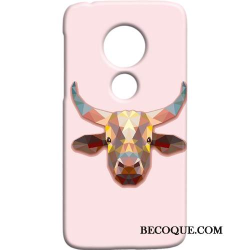 Kuori Moto G7 Luova Musta Kova, Kotelo Moto G7 Suojaus Pesty Suede Eläin