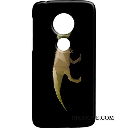 Kuori Moto G7 Luova Musta Kova, Kotelo Moto G7 Suojaus Pesty Suede Eläin