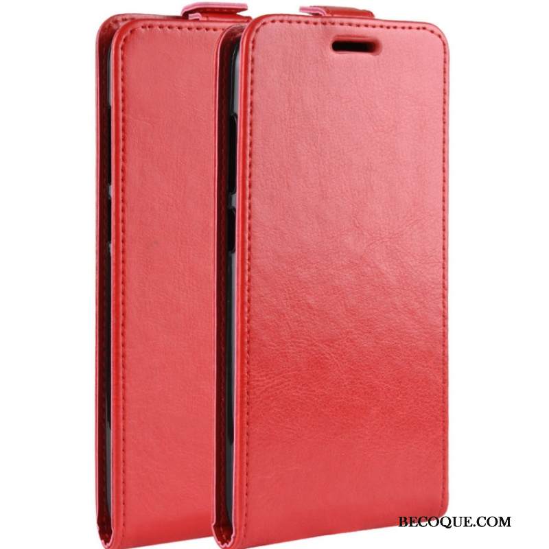 Kuori Moto G7 Nahka Puhelimen Kuoret Kukkakuvio, Kotelo Moto G7 Suojaus Musta