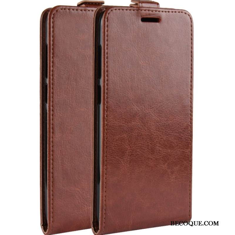 Kuori Moto G7 Nahka Puhelimen Kuoret Kukkakuvio, Kotelo Moto G7 Suojaus Musta