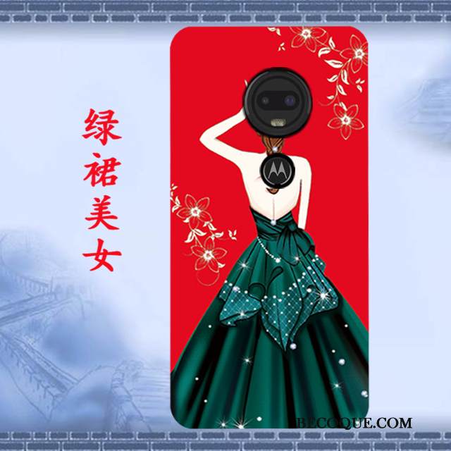 Kuori Moto G7 Pehmeä Neste Musta Murtumaton, Kotelo Moto G7 Suojaus