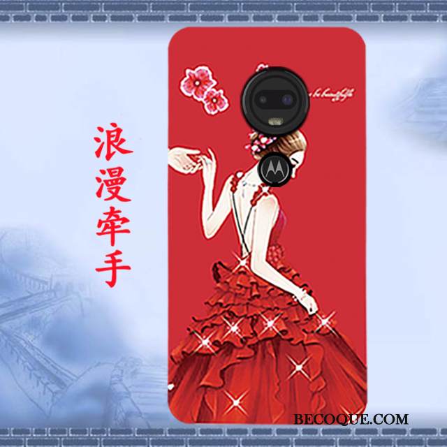 Kuori Moto G7 Pehmeä Neste Musta Murtumaton, Kotelo Moto G7 Suojaus