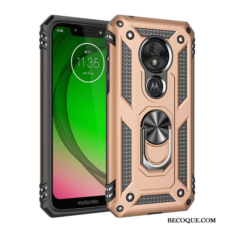 Kuori Moto G7 Play Laukut Puhelimen Kuoret Auto, Kotelo Moto G7 Play Suojaus Magneettinen Kolme Puolustusta