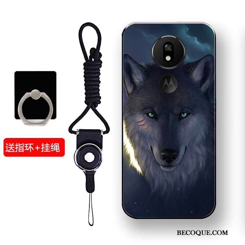 Kuori Moto G7 Play Silikoni Murtumaton Musta, Kotelo Moto G7 Play Pehmeä Neste Puhelimen Kuoret