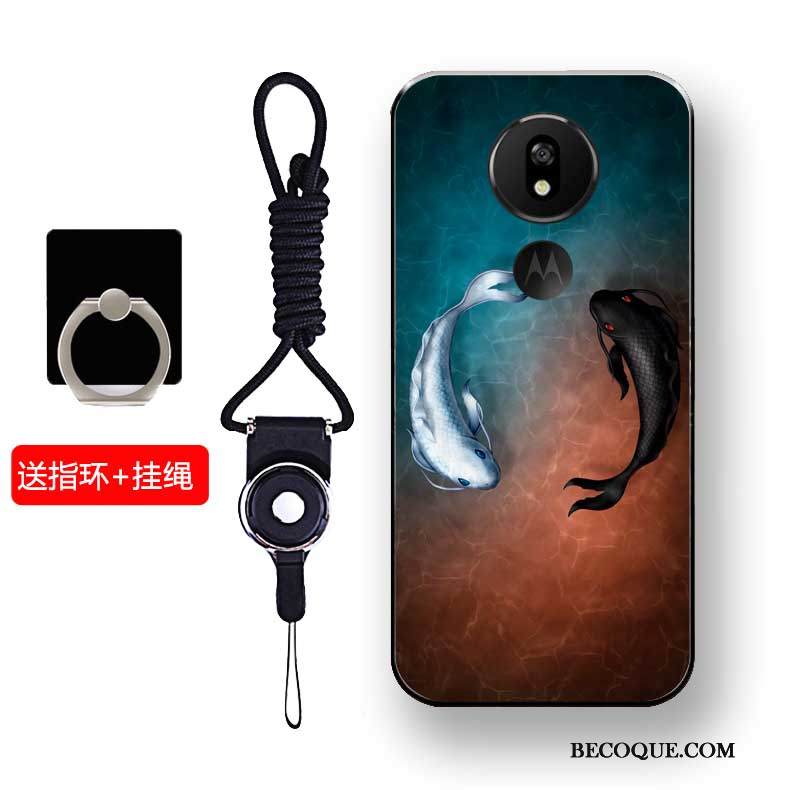 Kuori Moto G7 Play Silikoni Murtumaton Musta, Kotelo Moto G7 Play Pehmeä Neste Puhelimen Kuoret