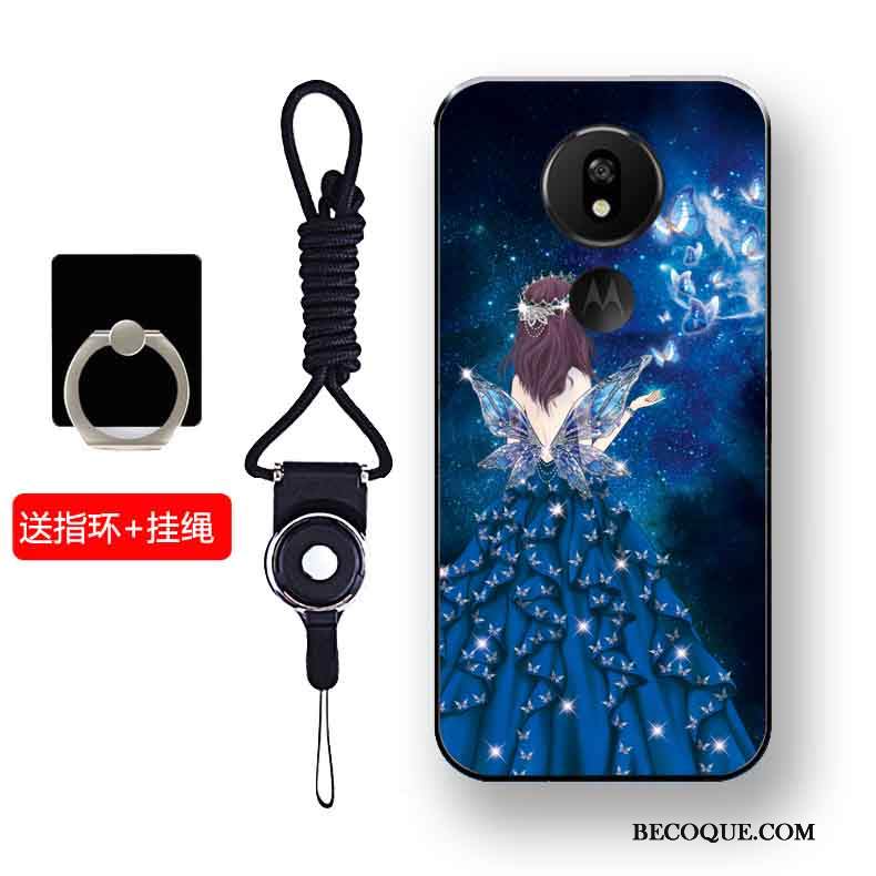 Kuori Moto G7 Play Silikoni Murtumaton Musta, Kotelo Moto G7 Play Pehmeä Neste Puhelimen Kuoret