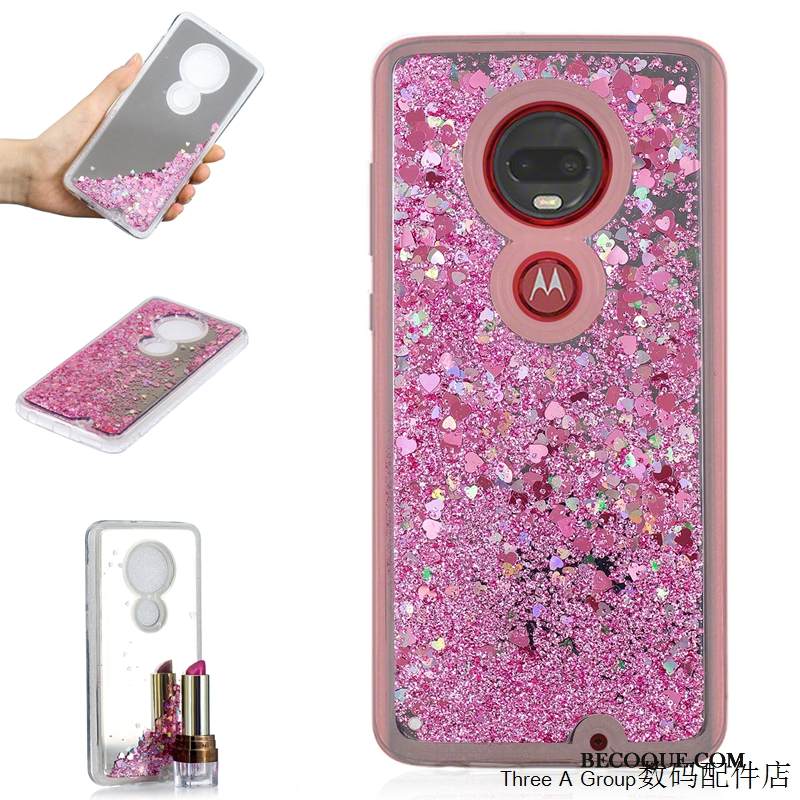 Kuori Moto G7 Plus Laukut Trendi Murtumaton, Kotelo Moto G7 Plus Suojaus Puhelimen Kuoret Juoksuhiekka