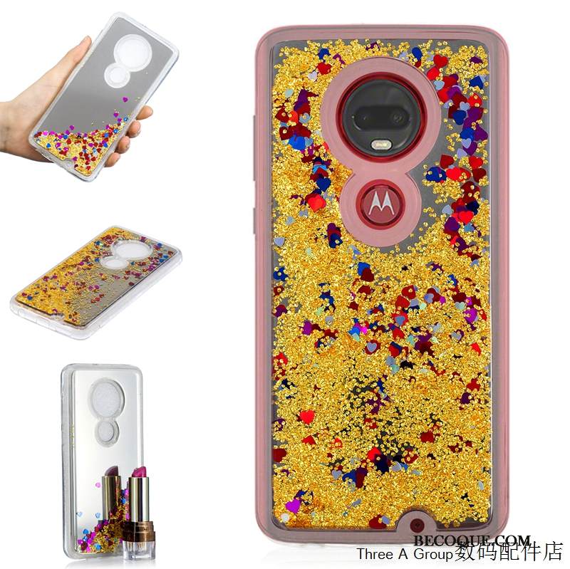 Kuori Moto G7 Plus Laukut Trendi Murtumaton, Kotelo Moto G7 Plus Suojaus Puhelimen Kuoret Juoksuhiekka