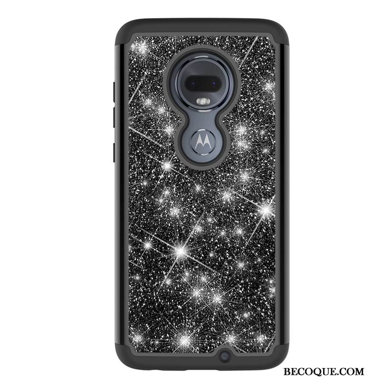 Kuori Moto G7 Plus Luova Murtumaton Persoonallisuus, Kotelo Moto G7 Plus Silikoni Harmaa Puhelimen Kuoret