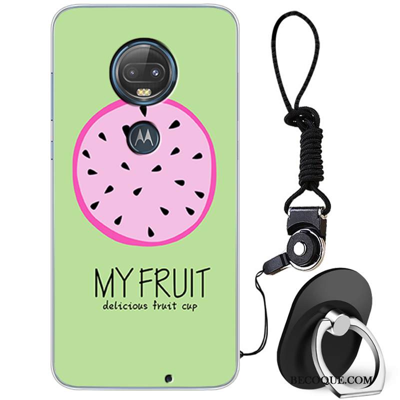 Kuori Moto G7 Plus Luova Valkoinen Ihana, Kotelo Moto G7 Plus Suojaus Yksinkertainen Persoonallisuus