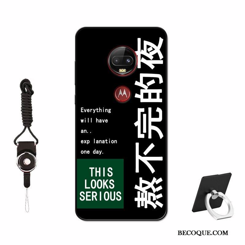 Kuori Moto G7 Plus Maalaus Harmaa Korkea, Kotelo Moto G7 Plus Puhelimen Kuoret